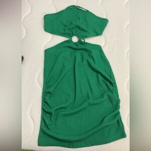 Green Cutout Dress